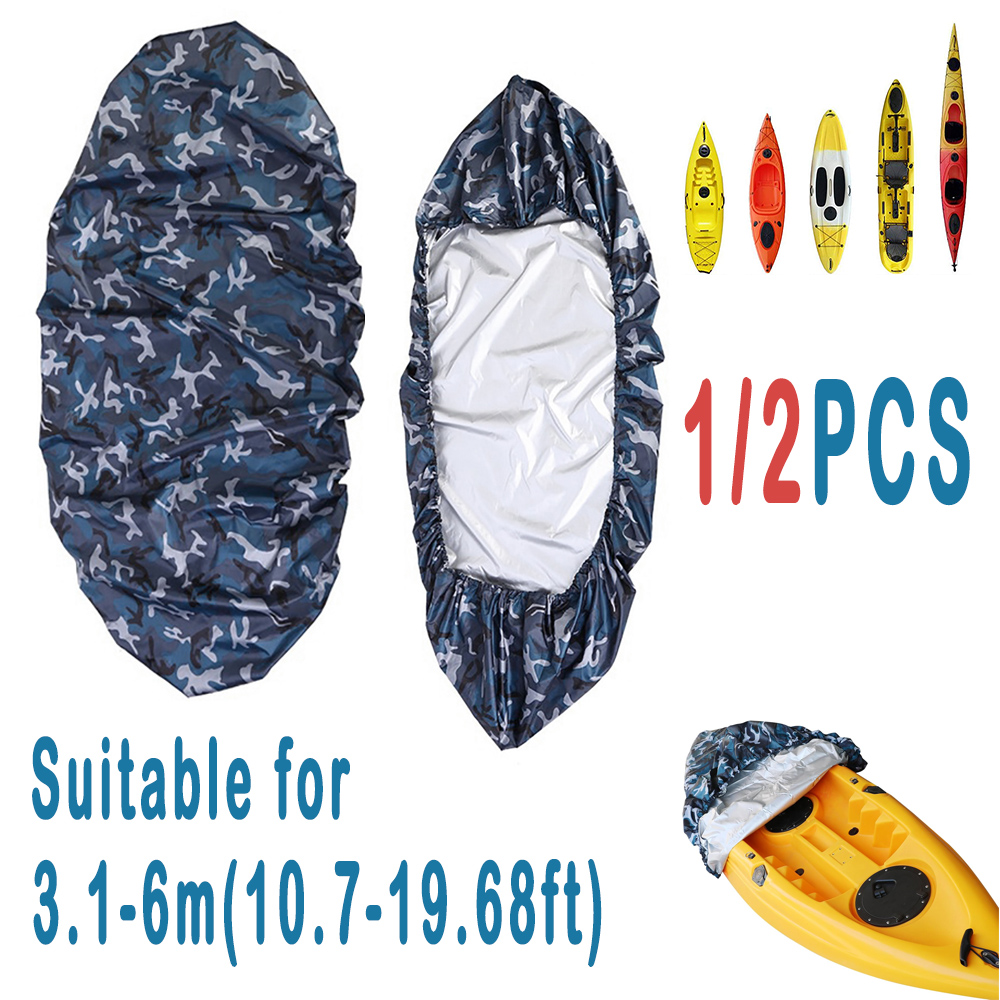 Durable Waterproof Kayak Cover for Canoe Boat, UV Resistant, Dust Storage Shield, Professional Kayak Accessories