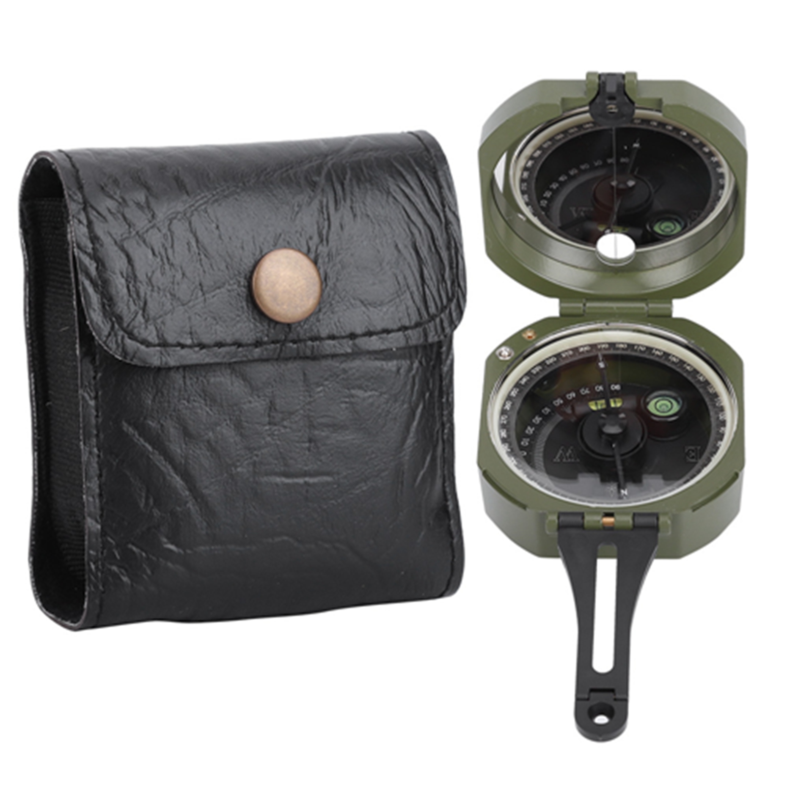 High Accuracy Geological Compass Waterproof Fluorescent Hiking Navigation Compass