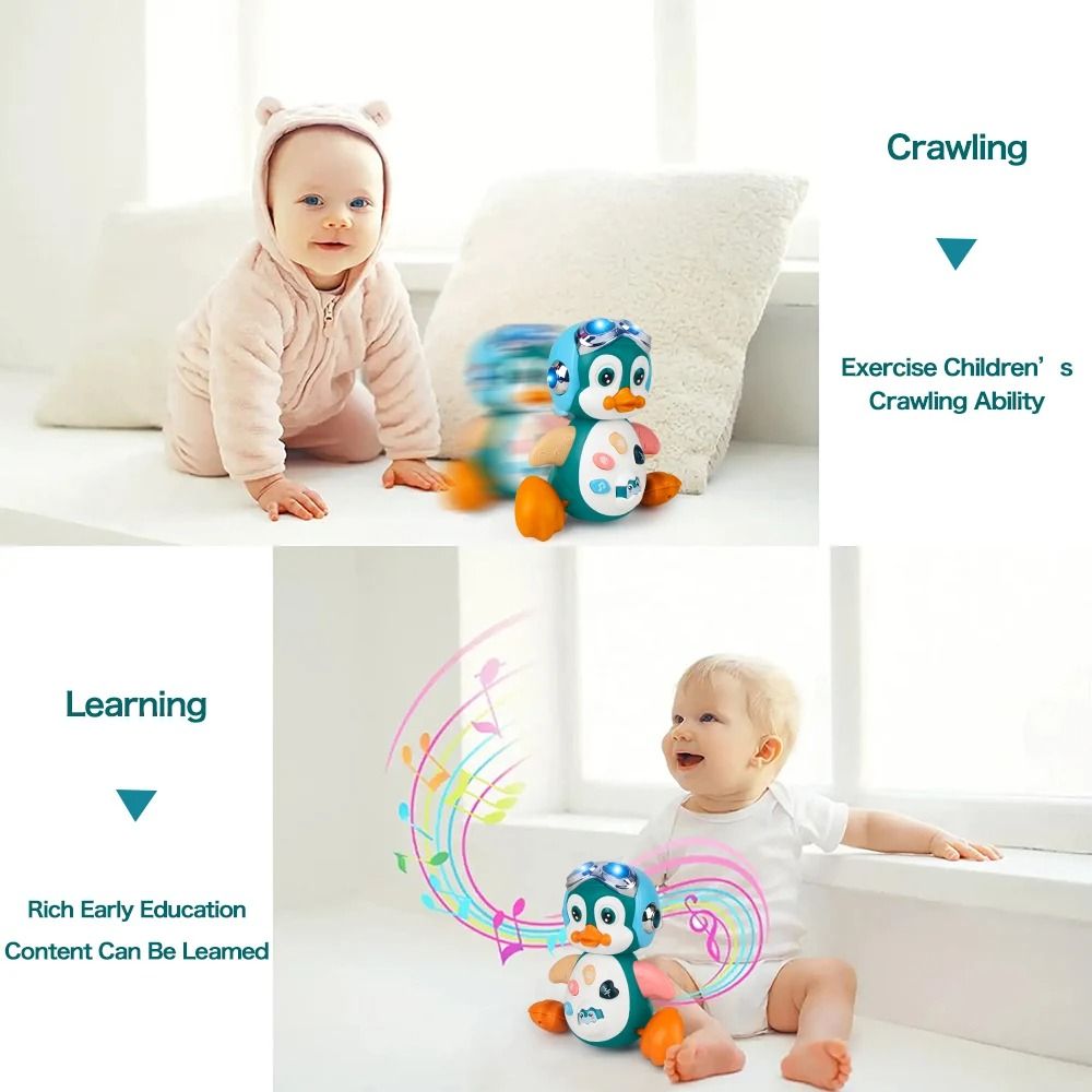 Interactive Musical Walking Penguin Toy
