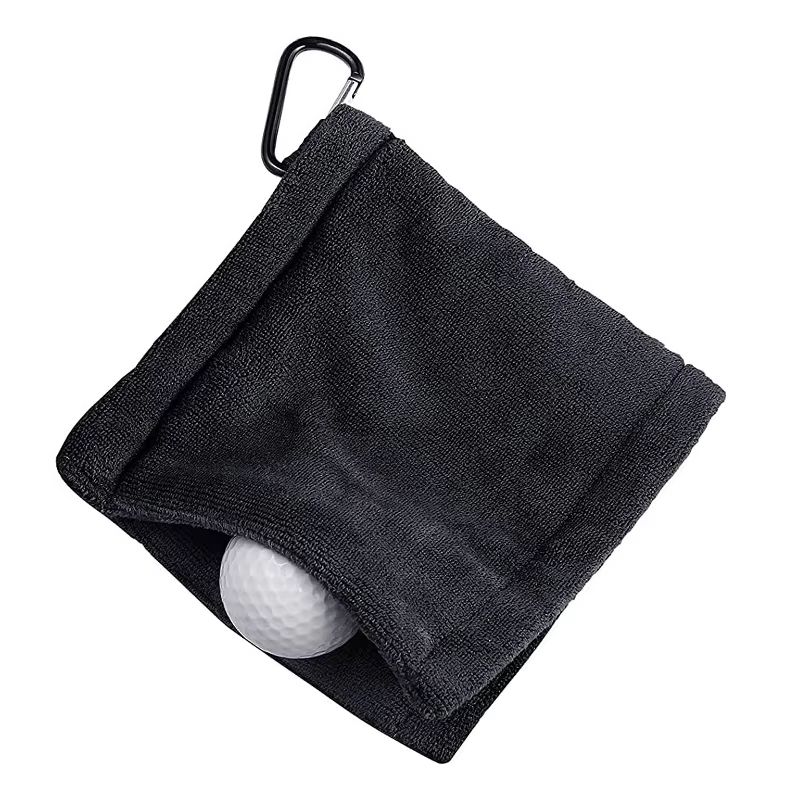 Premium Microfiber Golf Ball and Club Cleaning Towel With Hook