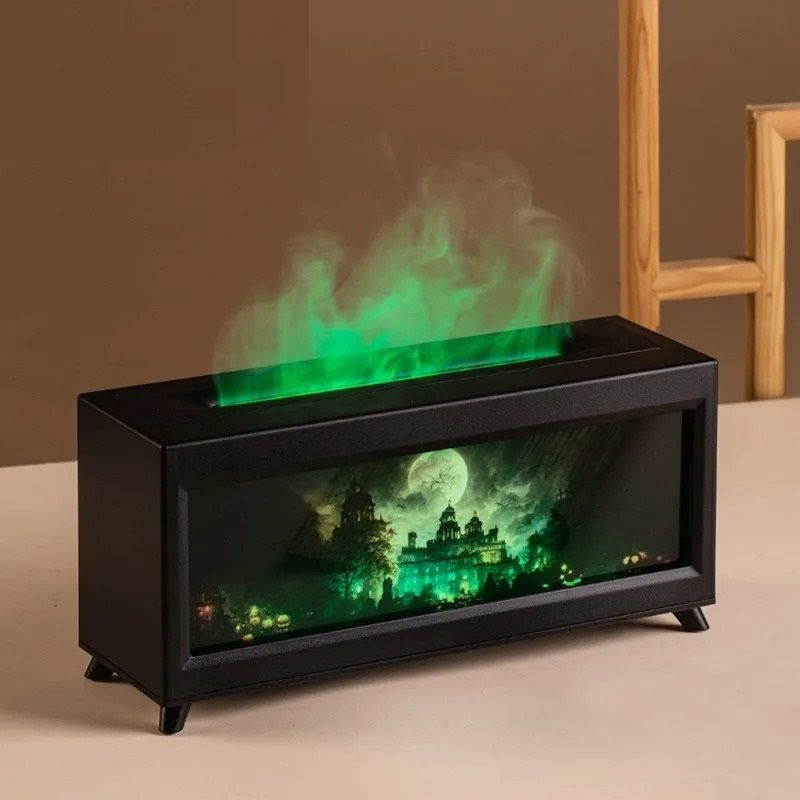 Flame Effect Essential Oil Diffuser and Humidifier