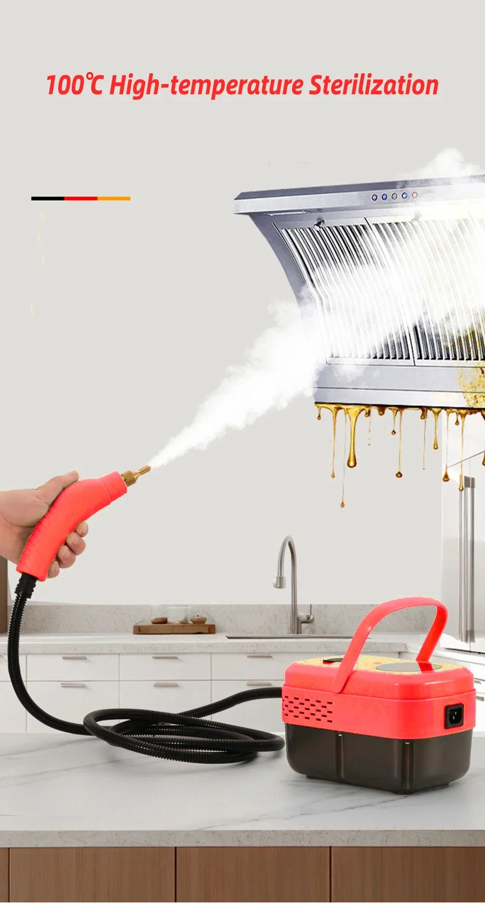 2500W Handheld Steam Cleaner
