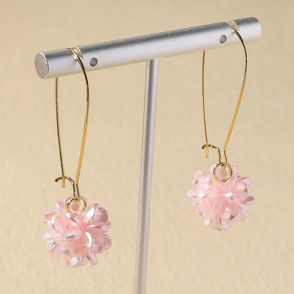 DIY Pearl Petal Ball Earrings