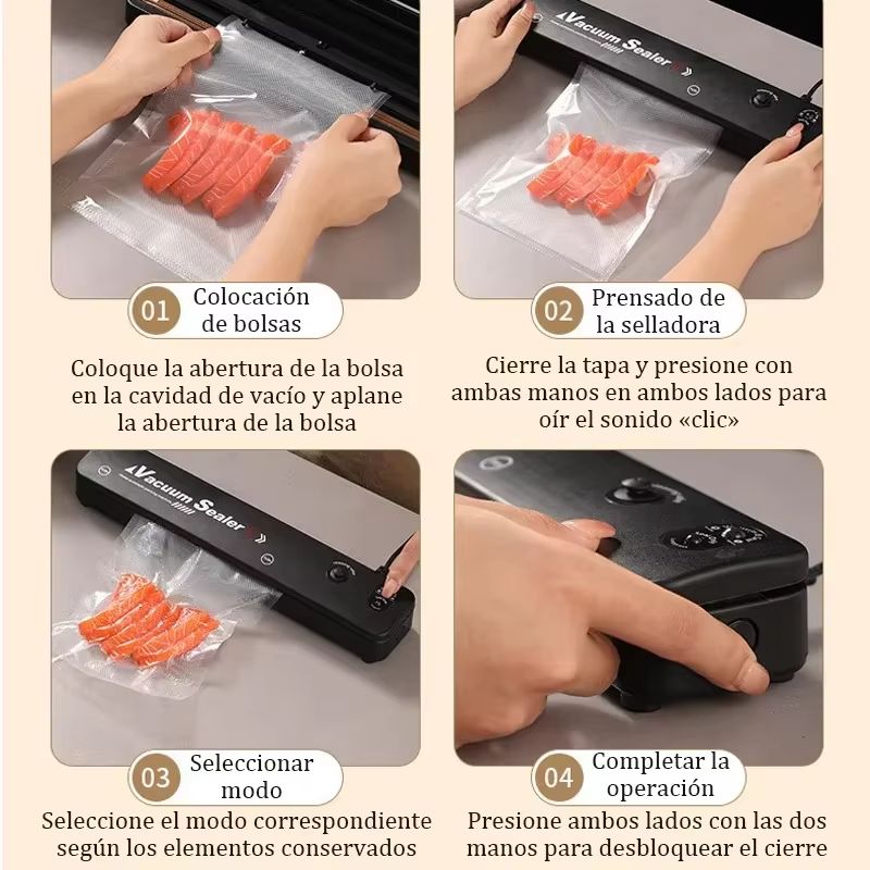 FreshSeal 220 V/110 V Electric Vacuum Sealing Machine – Household Food-Preservation Bag Packager