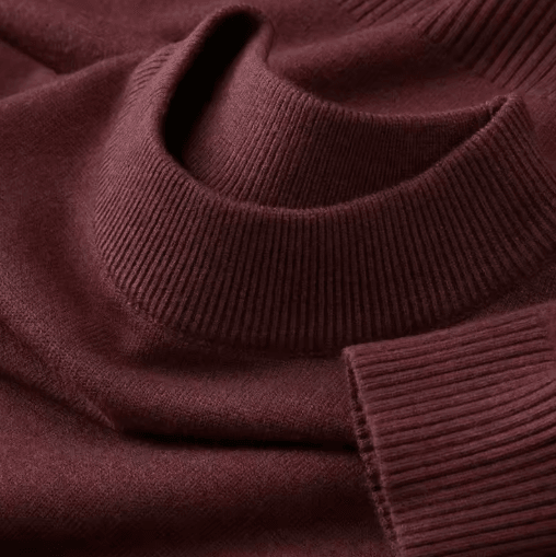 Mens Autumn Casual Mock Turtleneck Sweater Lightweight Long Sleeve Knit Pullover