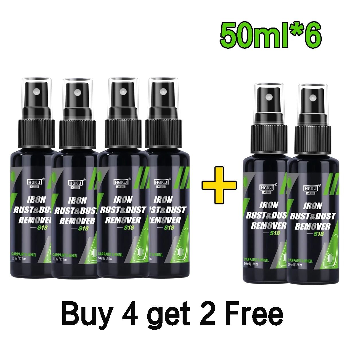 Car Paint and Wheel Iron Particle Rust Remover Spray