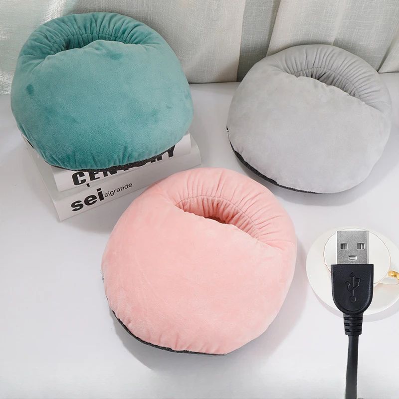 USB Electric Foot Warmer Heating Pad for Under-Desk Comfort