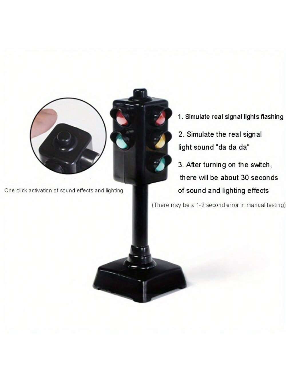 Mini Traffic Signs Road Light Block, Children's Safety Education Kids' Puzzle Traffic Light Toy, Kids' Gift