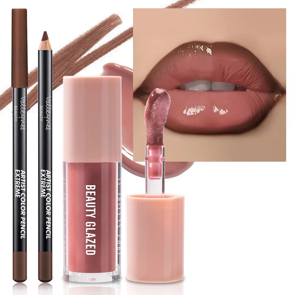 2 Piece Velvet Matte Lip Makeup Set