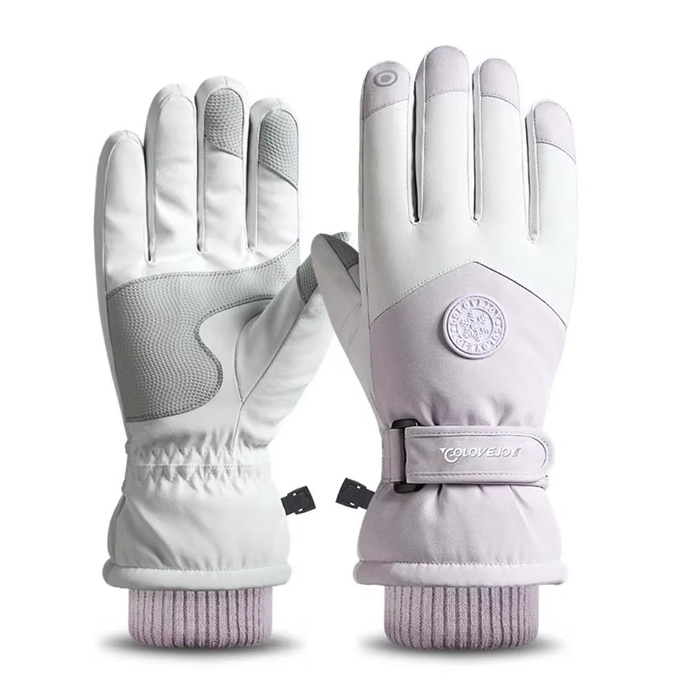 2025 Waterproof Winter Ski Gloves with Touch Screen and Fleece Lining