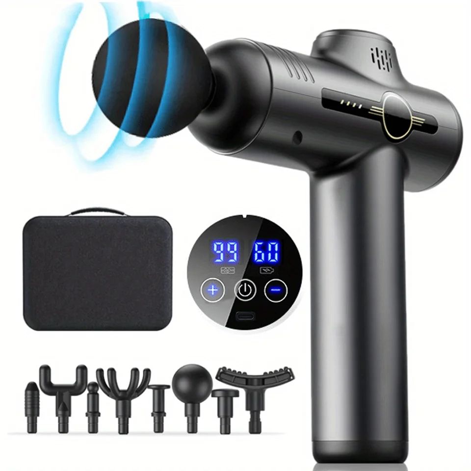 Portable Fascia Massage Gun - Deep Tissue Massager for Fast Muscle Relaxation (1 Head)