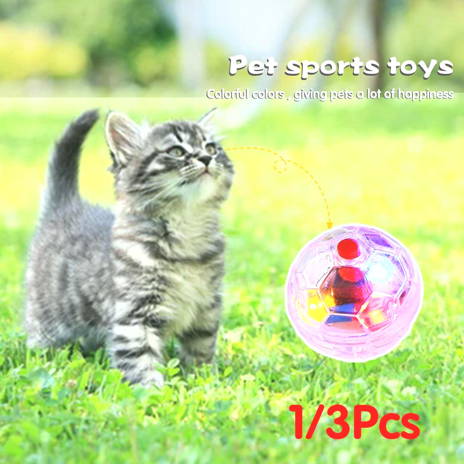 Interactive Flash Motion Pet Toy Set - Ideal for Paranormal Play | Light Up Ghost Hunting Balls - 3pcs