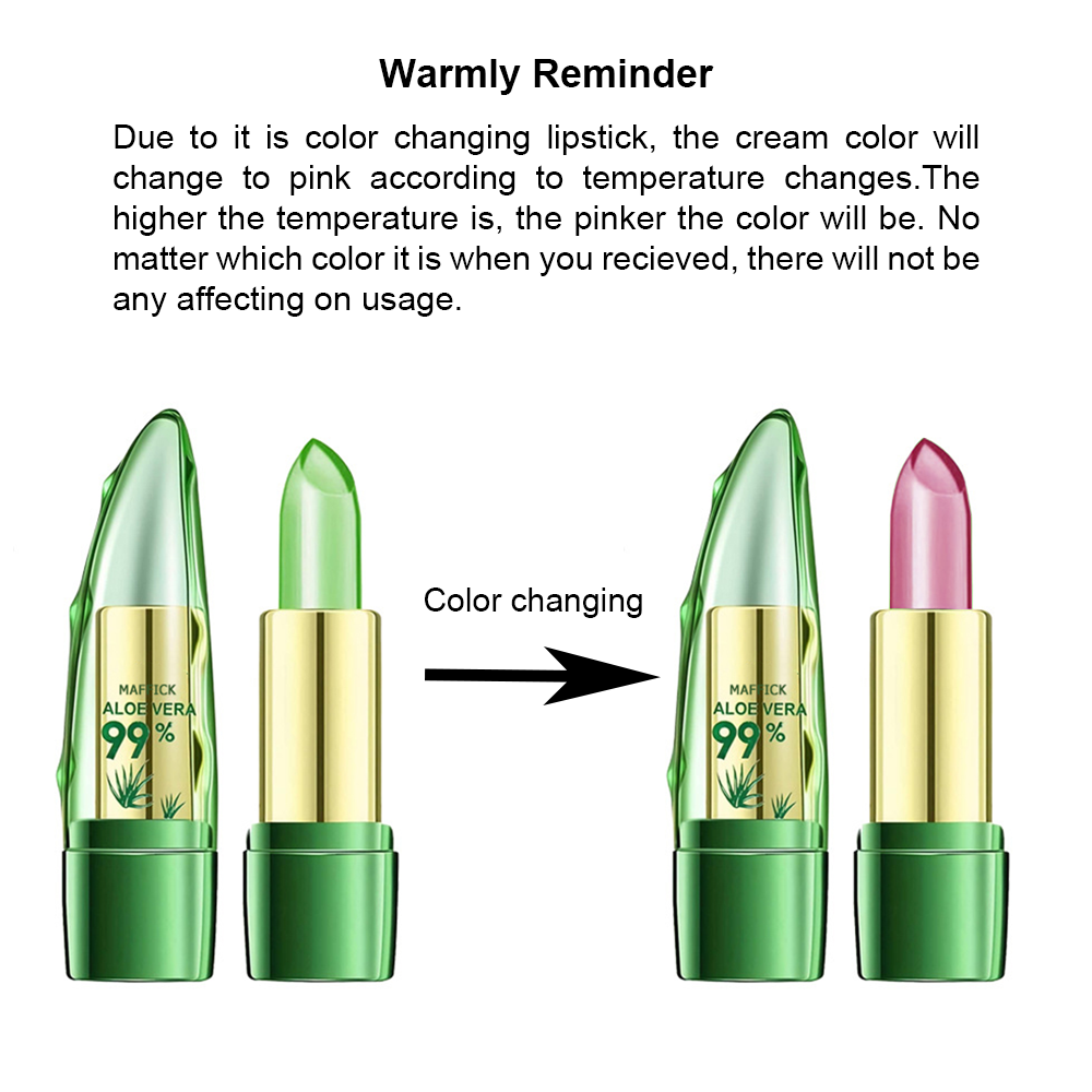 Magical Color-Changing Lipstick Long lasting Moisturizing Lip Protection for All Day Comfort