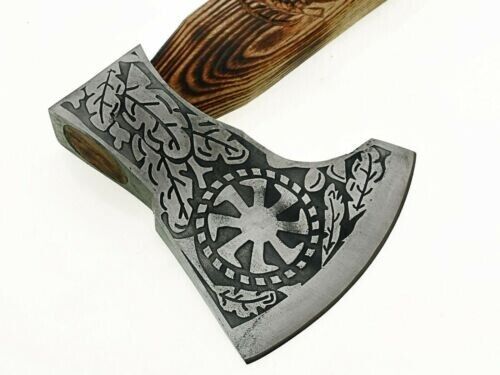 CUSTOM HANDMADE HIGH CARBON STEEL VIKING HATCHET TOMAHAWK HUNTING TACTICAL AXE