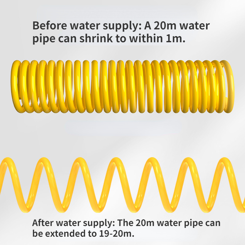 Telescopic Water Pipe with High Pressure Nozzle Car Washing Tool Set
