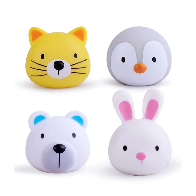 Luminous LED Animal Bath Toy with Water Induction