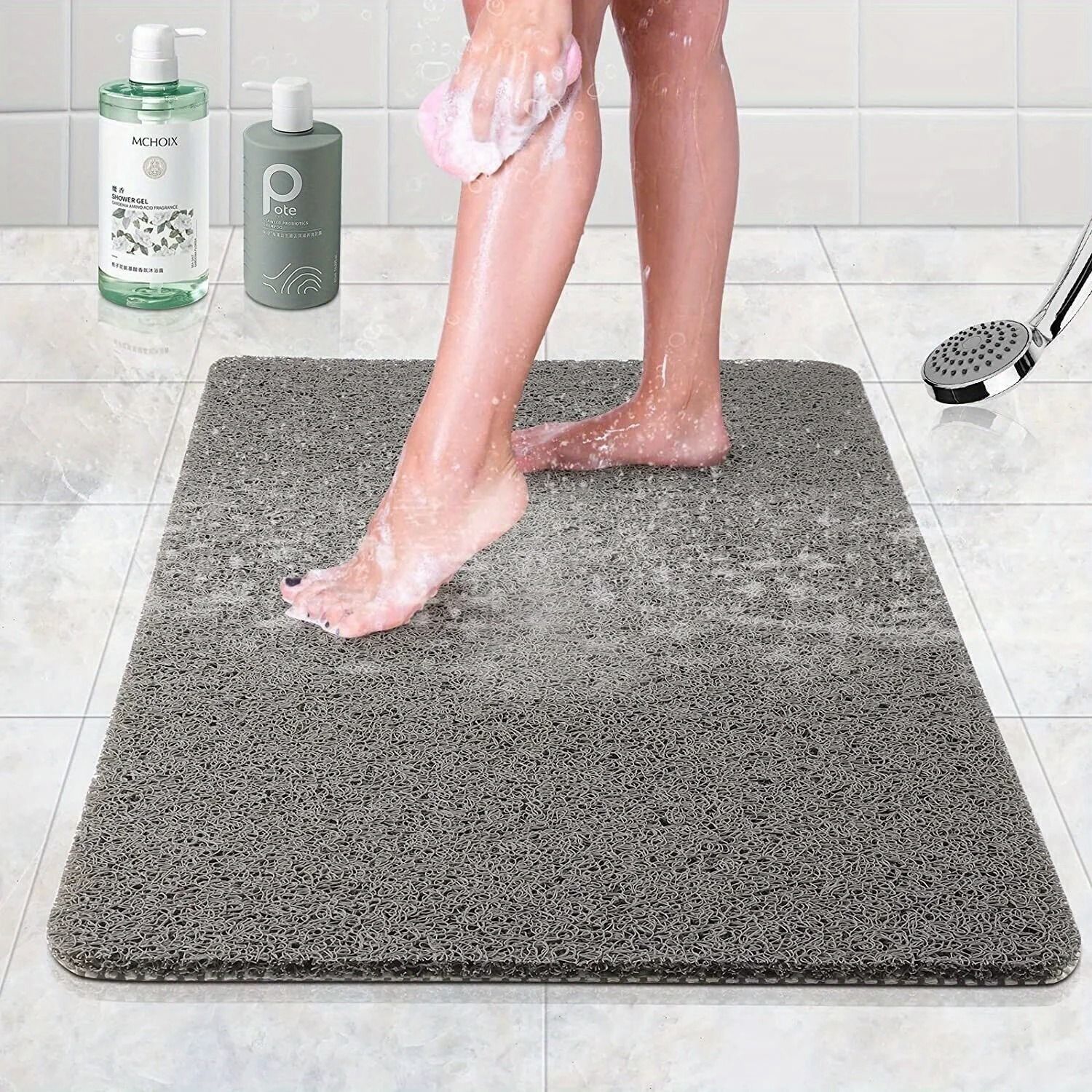 Absorbent Non-Slip Bathroom Floor Mats & Door Rugs