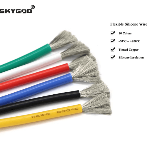 Ultra Soft Silicone Wire Cable Heat Resistant Flexible Copper Wire 8 30 AWG 1M 5M