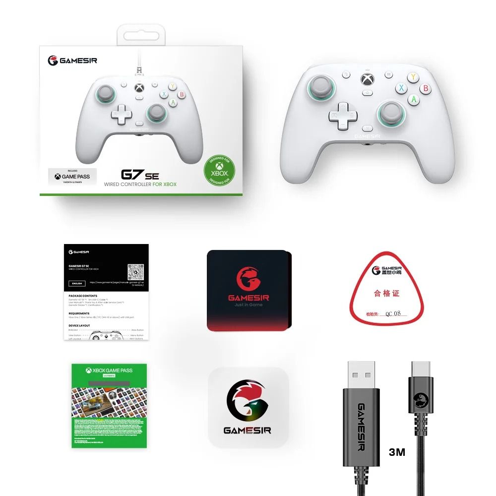 GameSir G7 SE Wired Xbox Controller with Hall Effect Joystick