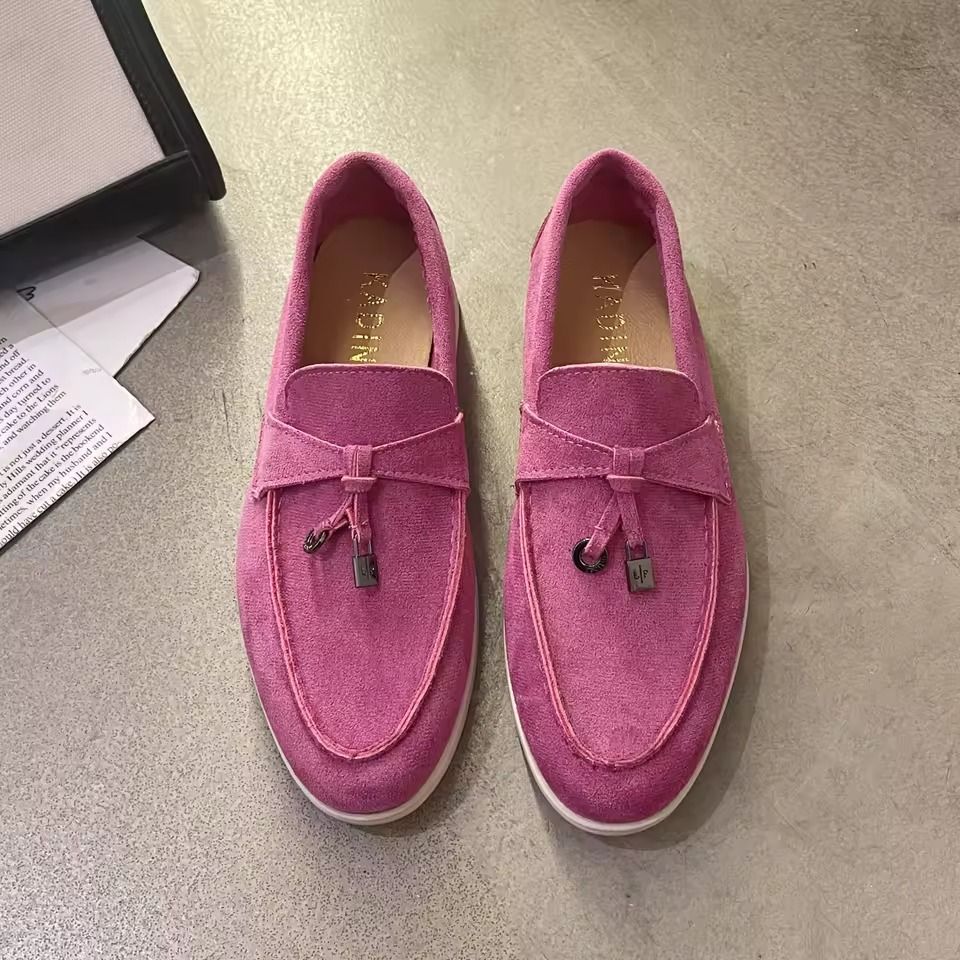 Spring Autumn Large Size Soft Sole Loafers Women British Style Flat Shoes