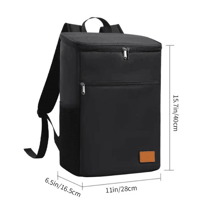 26L Insulated Cooler Backpack Leakproof Thermal Picnic Bag