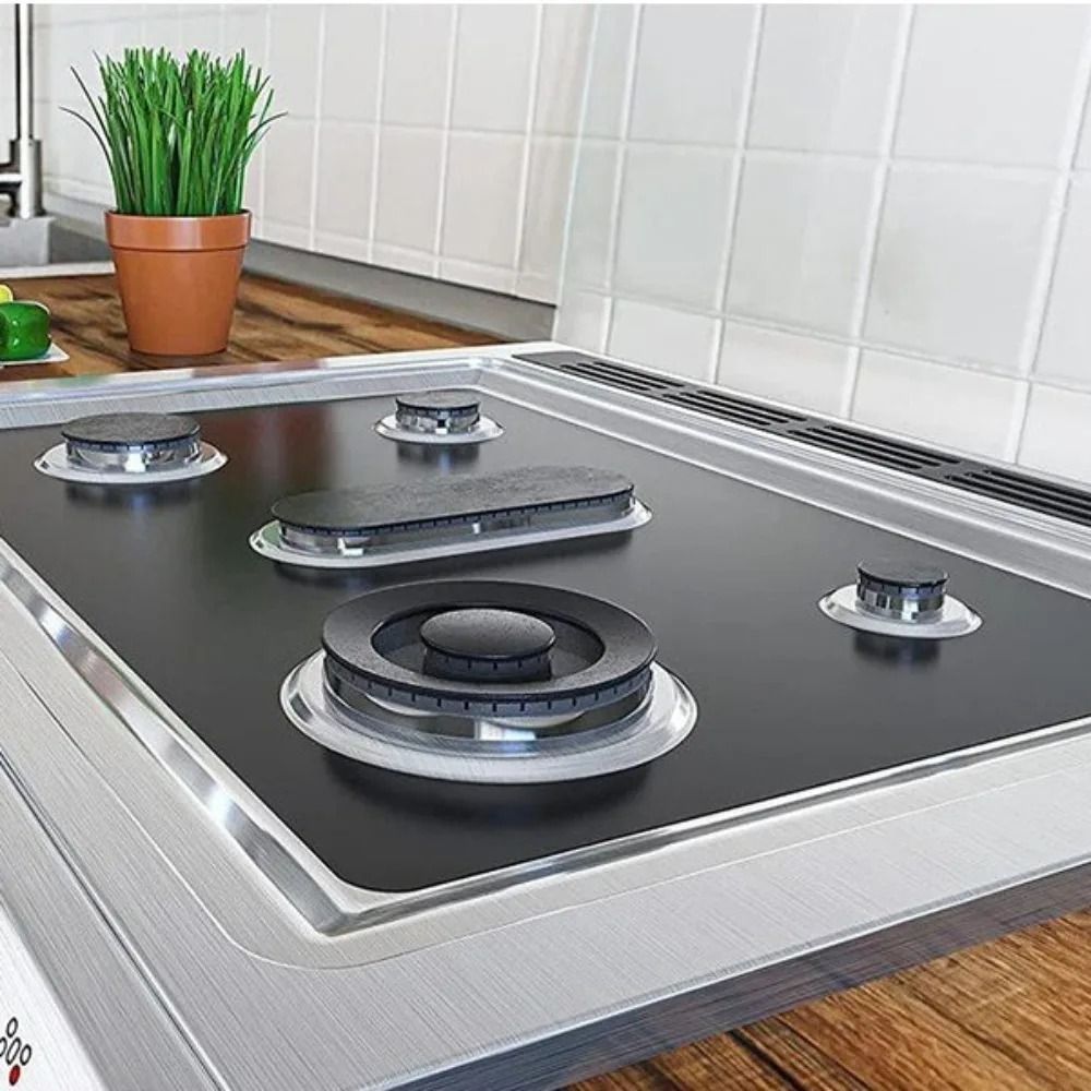 Gas Stove Protective Pad – Reusable Heat-Resistant Liner – High-Yield Gastronomic Interaction Hub