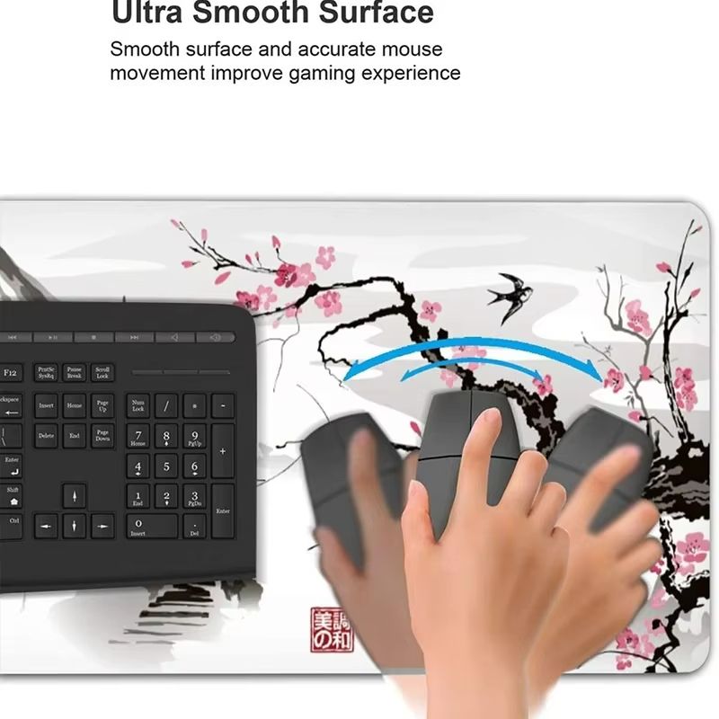 Moonlight Aura XXL Gaming Desk Mat - Large Mouse Pad with Non Slip Base