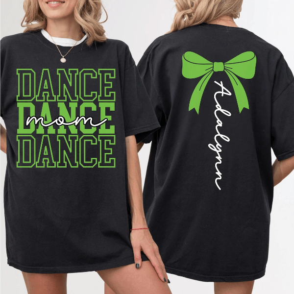 Comfort Colors Dance Mom Shirt Personalized Ballet Competition Season Tee Gift