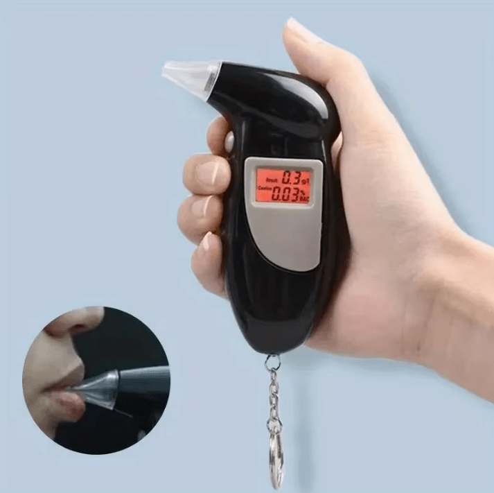 Portable Digital Breath Alcohol Tester for Personal BAC Monitoring