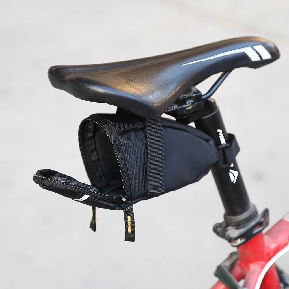 Universal 1L waterproof bike saddle bag Multi-Function MTB and Road Rear Storage Pouch