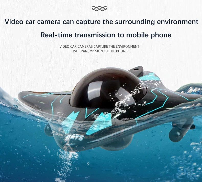 RC Submarine Boat with Camera