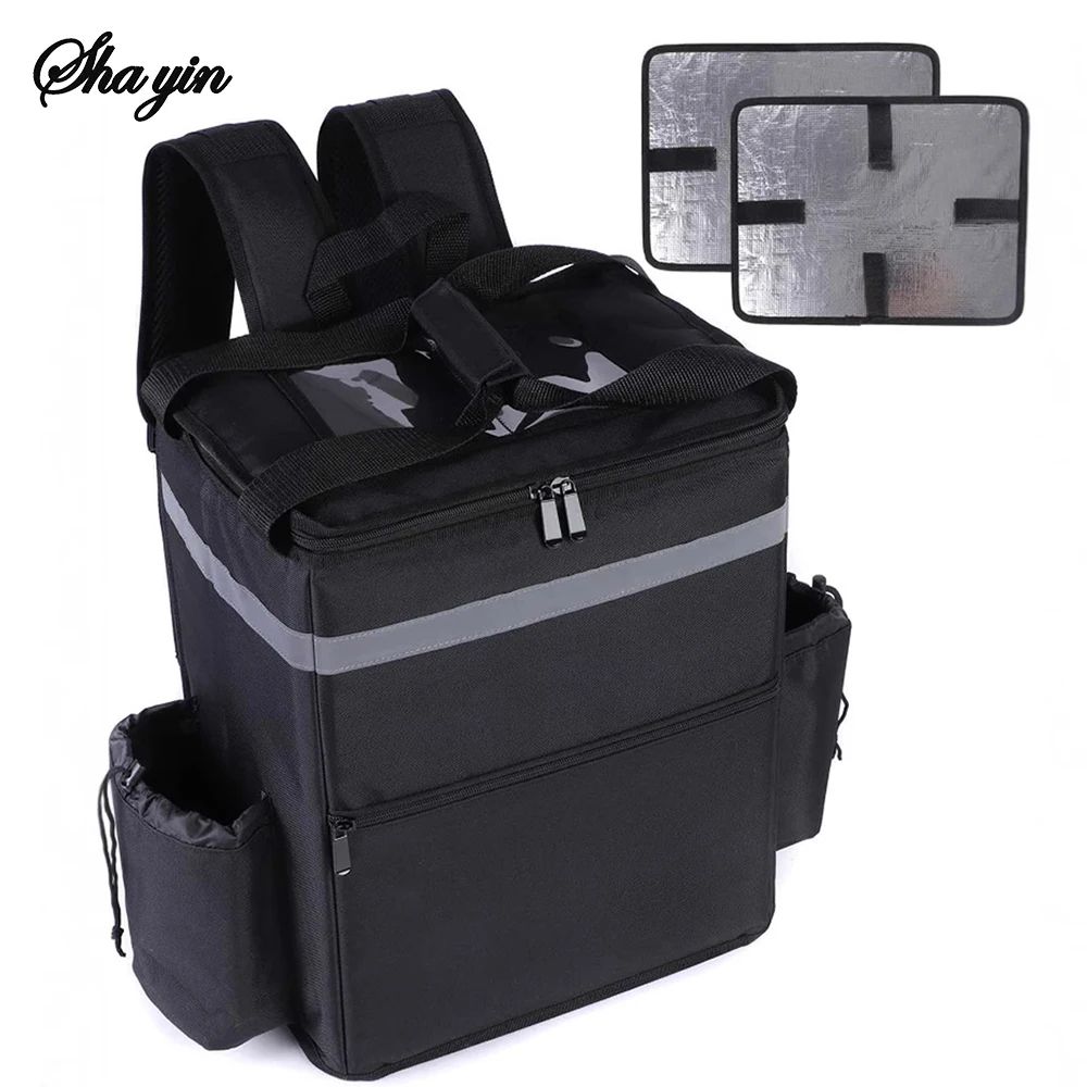 30L Insulated Delivery Backpack – Waterproof Thermal Cooler Bag for Riders, Takeout, Pizza & Grocery Delivery