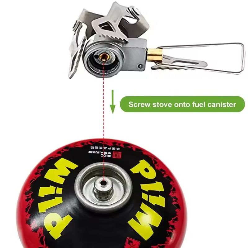 BRS-3000T Mini Titanium Camping Stove – Ultralight 26g Pocket Furnace for Hiking & Survival