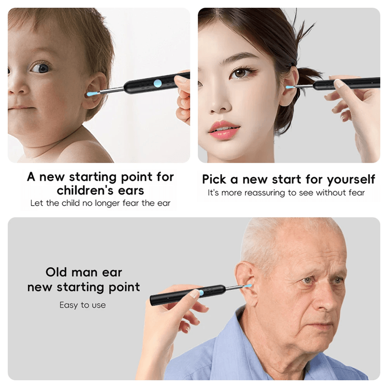 Smart Visual Ear Cleaner with 1080P Camera and LED Lights