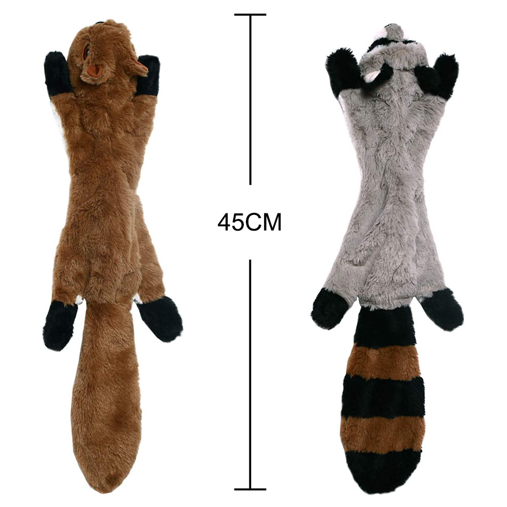 Playful Stuffing-Free Dog Toy: Squeaky, Durable, and Fun!