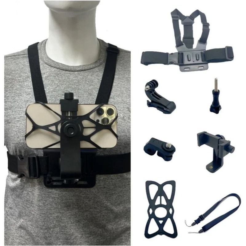 7-in-1 Professional Action Camera and Phone Chest Mount Kit