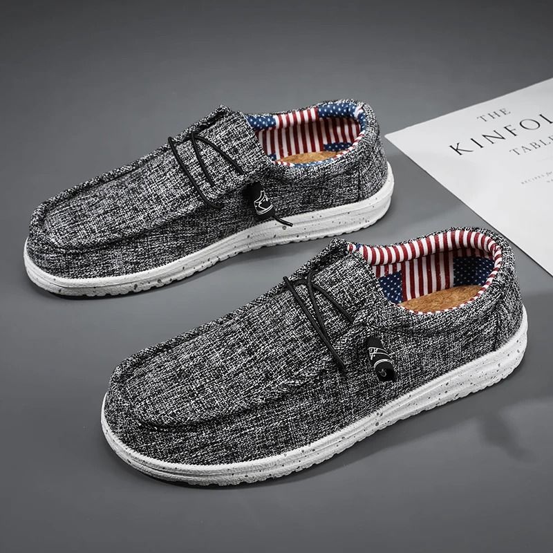 Breathable Canvas Walking Flats
