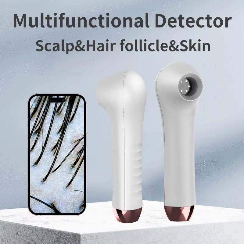 2025 HD Scalp and Skin Analyzer with Hair Follicle Detection and Medical-Grade Magnifier