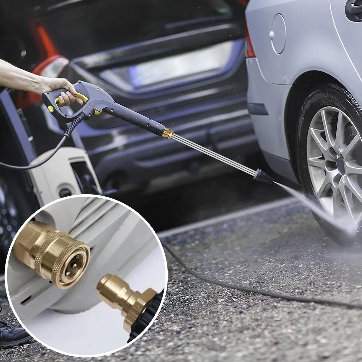 Pressure Washer Adapter Set Quick Connect Hose Kit