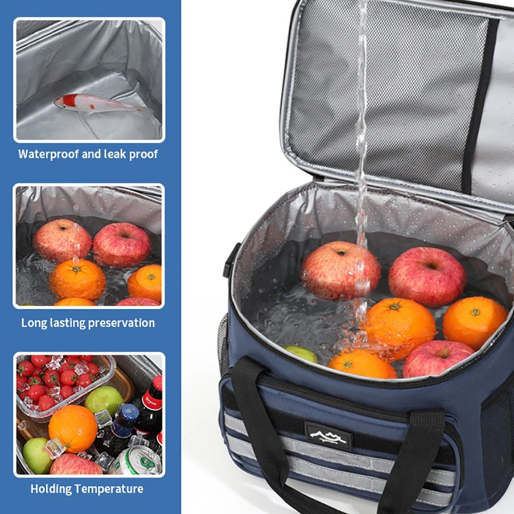 Large Capacity Insulated Picnic Cooler Bag