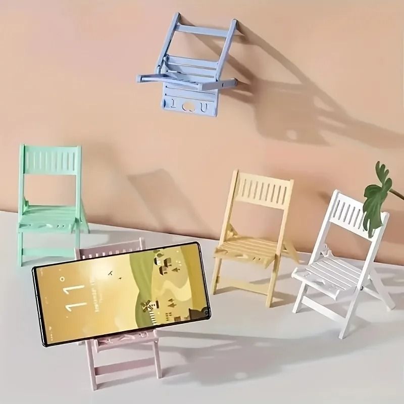 6 pcs Mini Beach Chair Cell Phone Stand