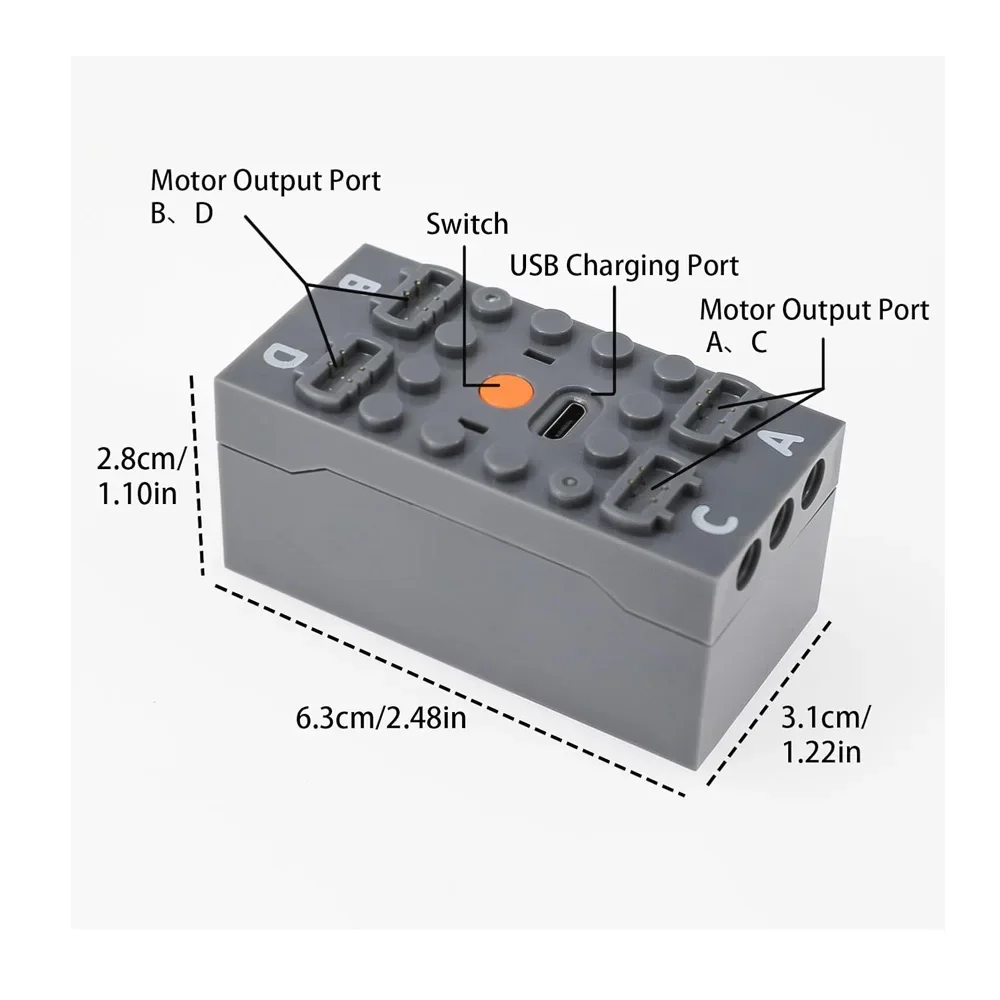 APP-Controlled Remote With Programming and Rechargeable Battery
