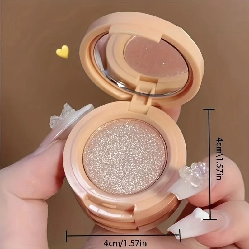 3 in 1 Makeup Palette Matte Pearlescent Glitter Blush Highlighter Contour