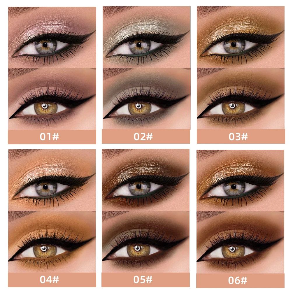 2 In 1 Eyeshadow Stick Matte and Shimmer Waterproof Eye Shadow Pen