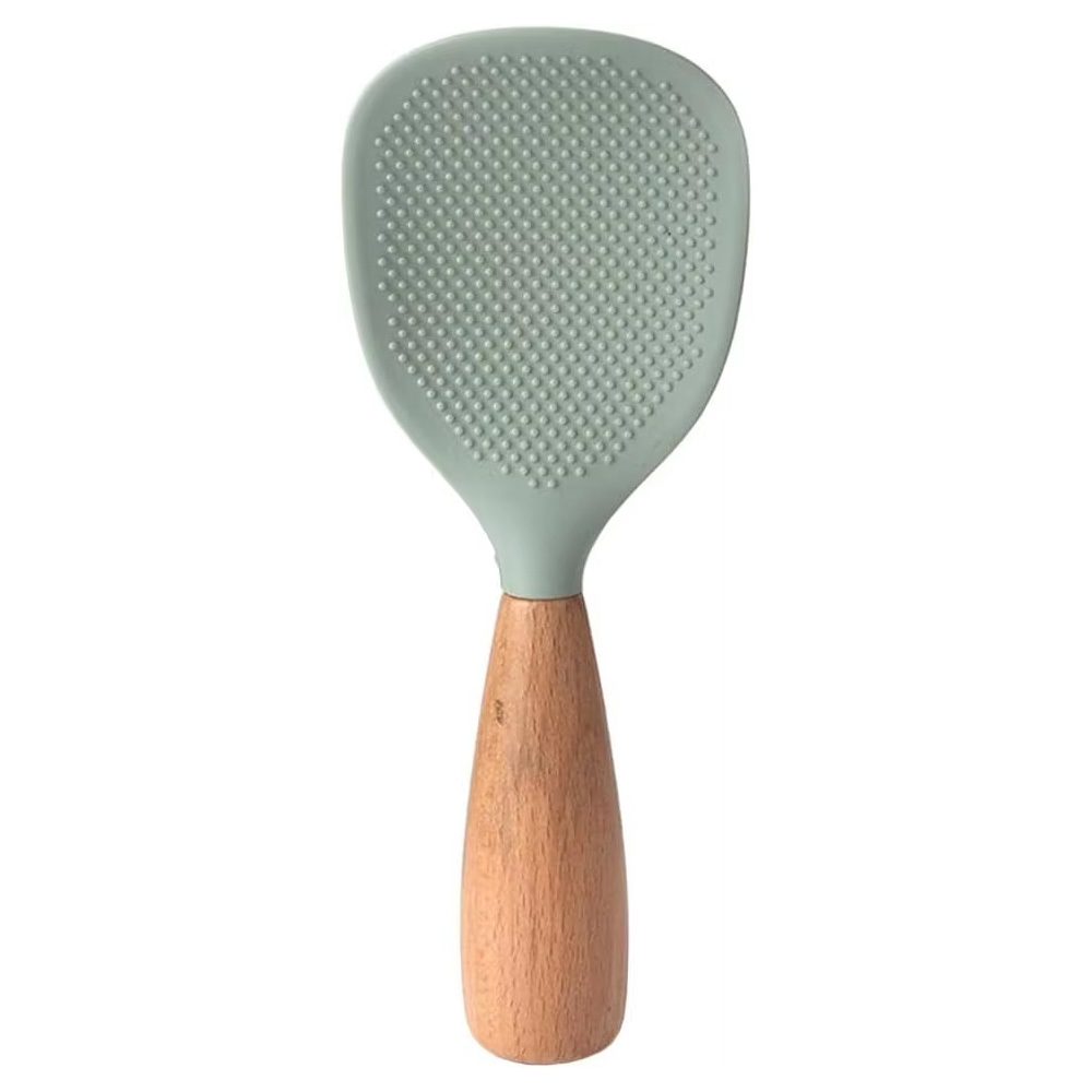 Silicone Rice Spoon, Heat-Resistant Silicone Spoon, Non Stick Cooking Spoon, Reusable Small Tool
