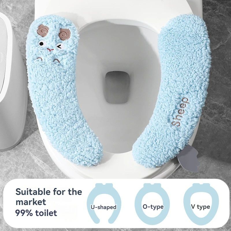 Universal Winter Warm Toilet Seat Cushion Cover