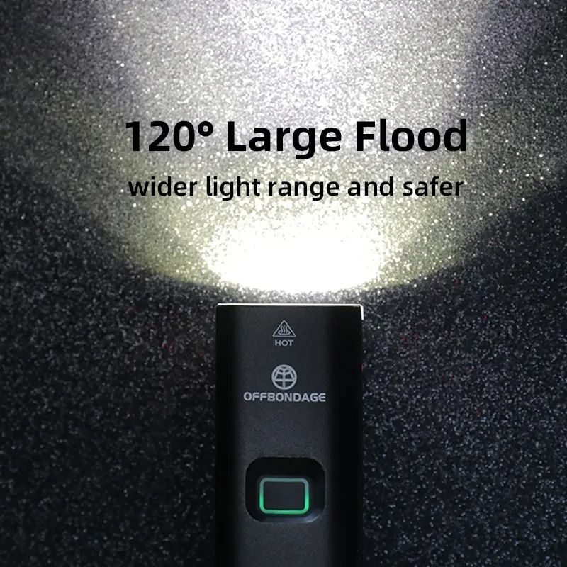 OFFBONDAGE 1000LM High-Intensity Bicycle Headlight | 4500mAh Power Bank & USB Rechargeable MTB/Road Light