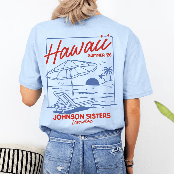 Custom Family Vacation Shirt Personalized Travel Tee