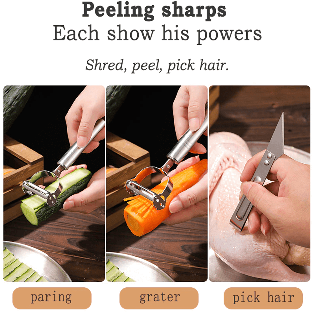 Stainless Steel Multi-function Vegetable Peelers