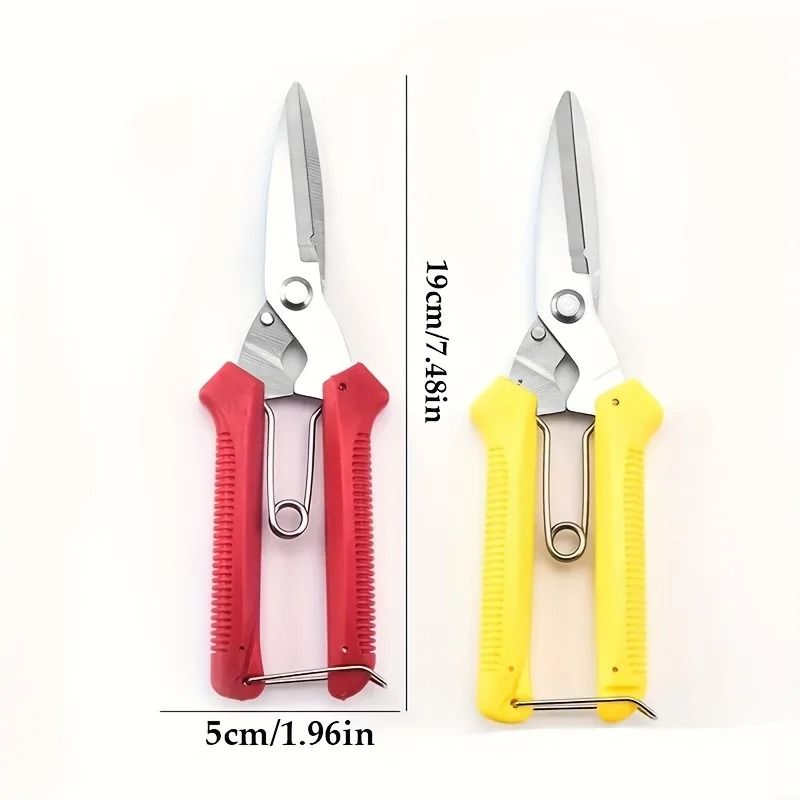 Stainless Steel Multi-Purpose Scissors – Ergonomic Garden & Industrial Shears
